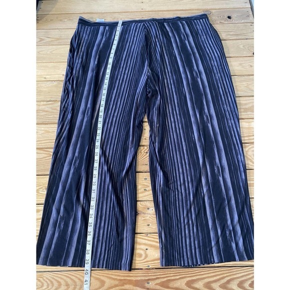 NEW Susan Graver Liquid Knit Pull On Wide Leg Pants Petite 3XP Women’s Black - Picture 5 of 9